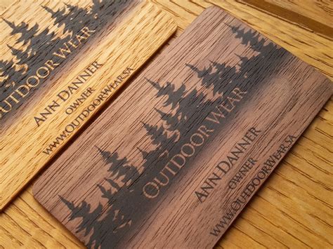 printable wooden business cards.